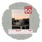 Light Grey Suede Mat Board for 8.5x11 Frames - Fits 7x9 Photos